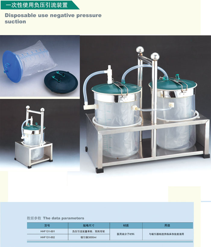 一次性使用负压引流装置