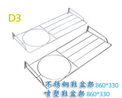 喷塑钢鞋盆架D3