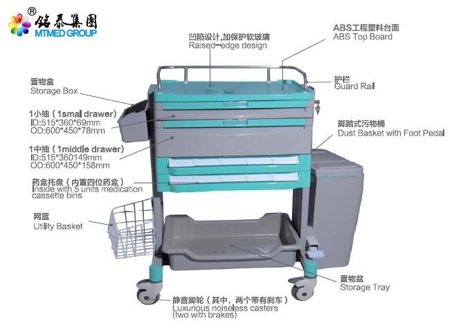 护理工作车 MT-600223