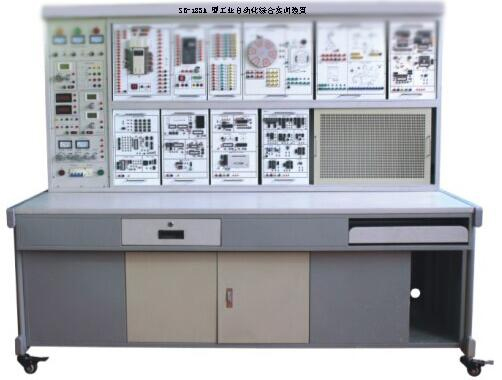 工业自动化综合实训装置 （ PLC+ 变频器 + 触摸屏 + 单片机）SB-183A