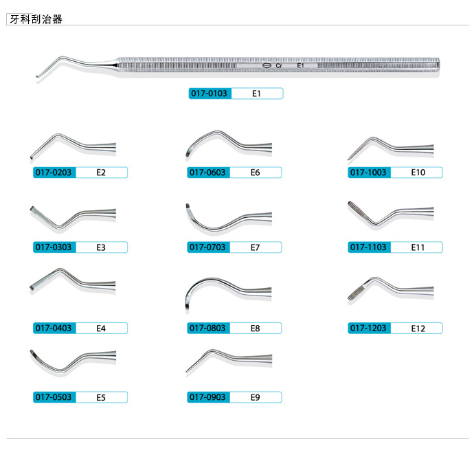 牙科刮治器 017-0515