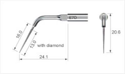 超声根管用工作尖E7D