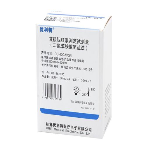 优利特URIT 直接胆红素测定试剂盒(二氯苯胺重氮盐法) 30mL×4 30mL×1